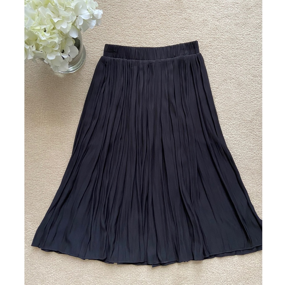 Aritzia Wilfred black pleat skirt